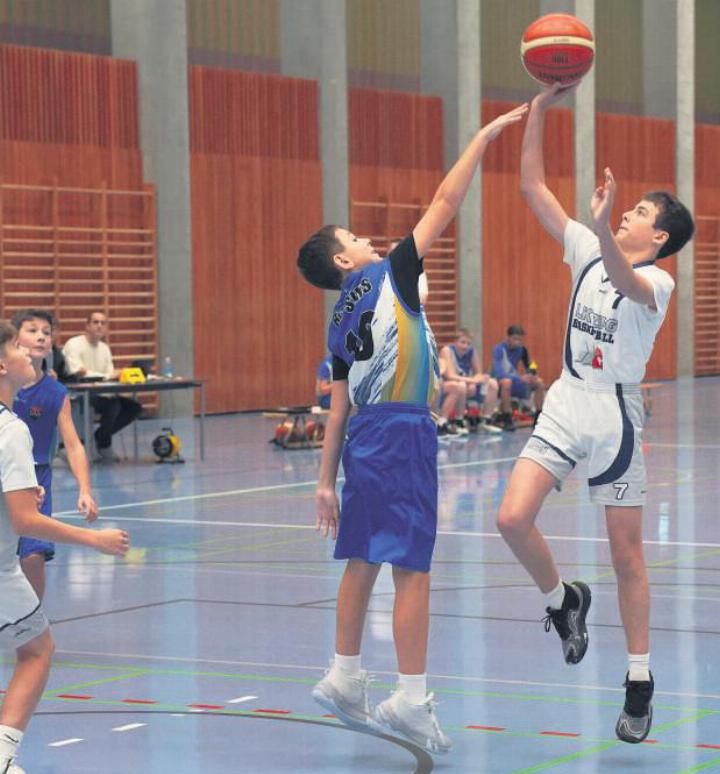 Wer Basketball liebt, kann auch in Sins zum Training. Foto: zVg