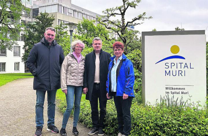 Stefan Dietrich, Franziska Stenico-Goldschmid, Harry Lütolf und Rita Brem (von links). Foto: zVg