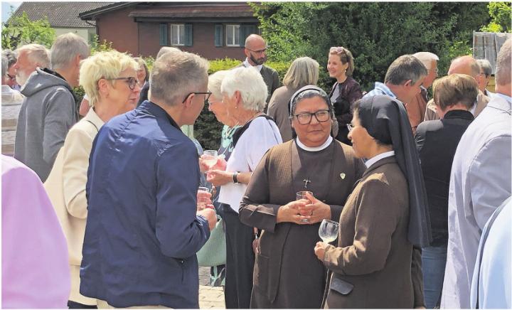 Die Generalleiterin und Schwester Flormita im Gespräch. Foto: zVg