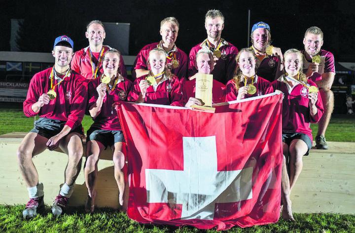 Die Mixed 580 kg sicherten sich den ersten Weltmeistertitel in der Seilziehgeschichte.