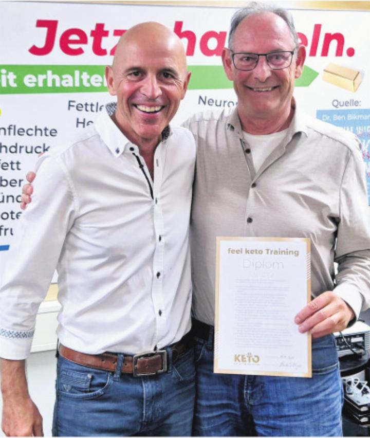 Jules Bittel (rechts) mit Kursleiter Andy Villiger. Fotos: zVg