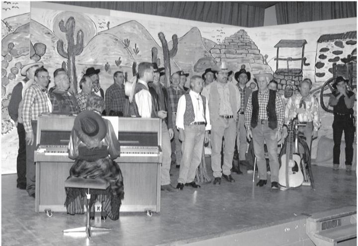 Das Konzert des Männerchors Beinwil stand unter dem Motto «Wilder Westen».