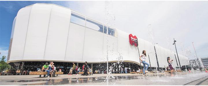 Die Mall of Switzerland von aussen. Foto: zVg