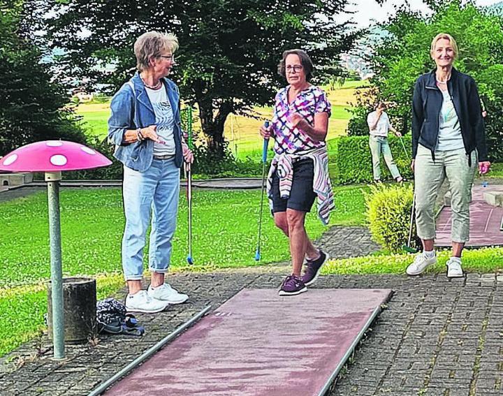 Abenteuerlustige Frauen vom Frauenbund Sins. Foto: zVg