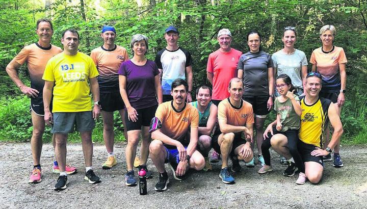 Die Läuferinnen und Läufer des LVF Muri. Foto: zVg