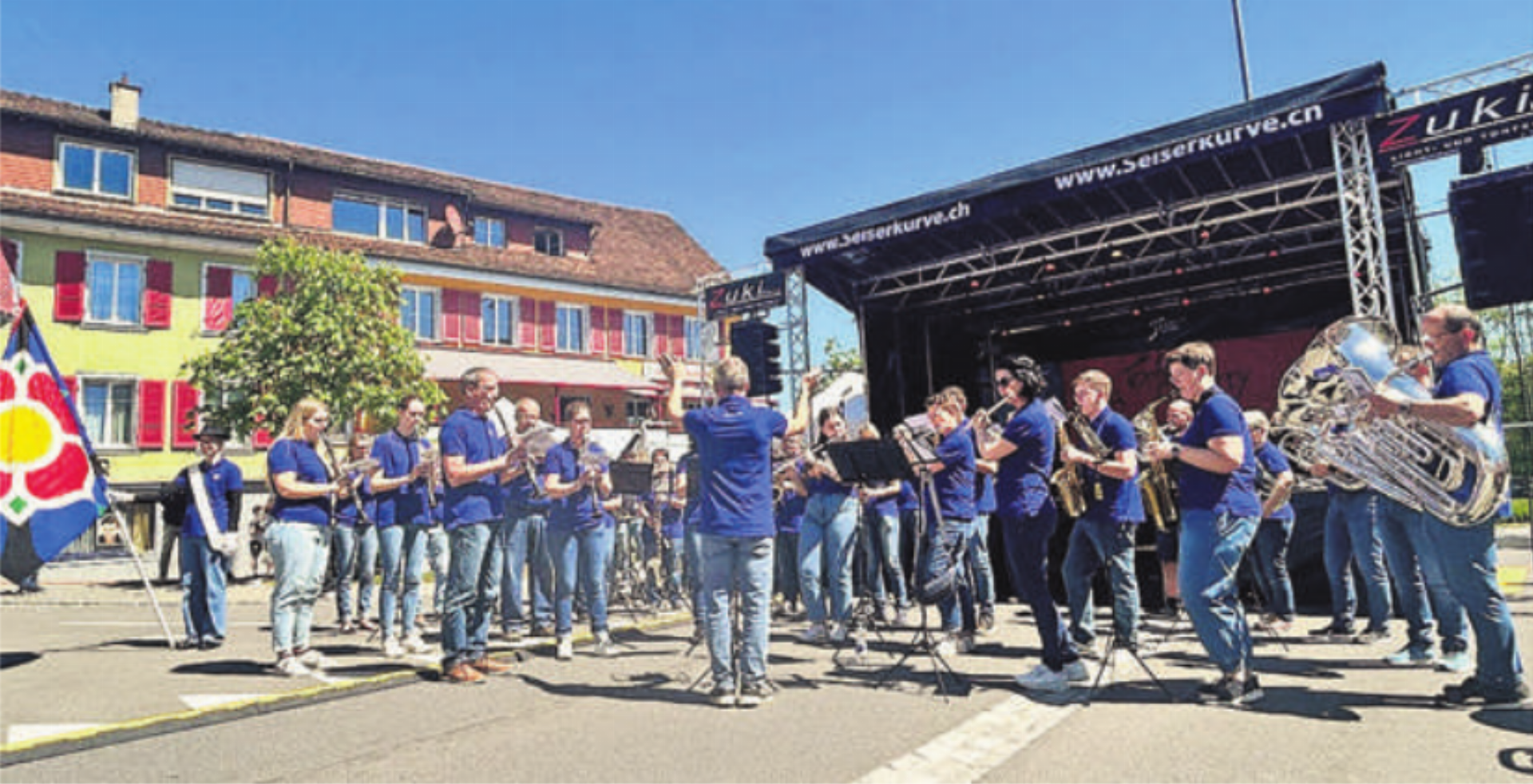 Musikgesellschaft Sins an «Seis uf de Bei» - Das Bild wird blockiert. – Möglicherweise durch einen aktiven Adblocker.