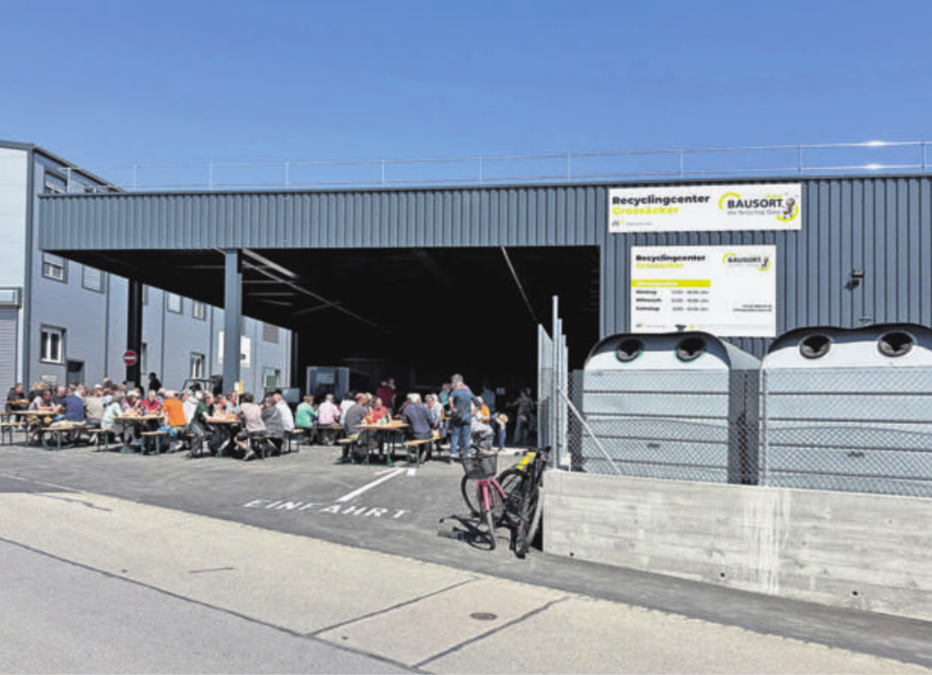 Eröffnung Recyclingcenter Grossäcker, Auw - Das Bild wird blockiert. – Möglicherweise durch einen aktiven Adblocker.