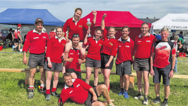 Das Mixed-Team holte sich nach einem Steigerungslauf den 2. Rang. Foto: zVg