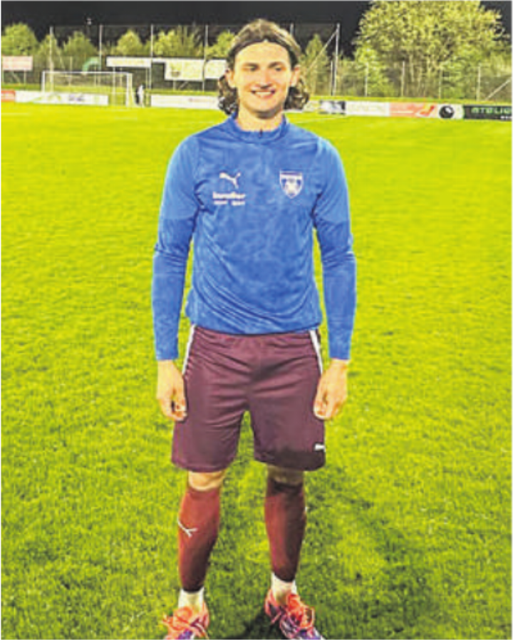 Erzielte beide Tore für den FC Sins: Nick Bühlmann. Foto: zVg