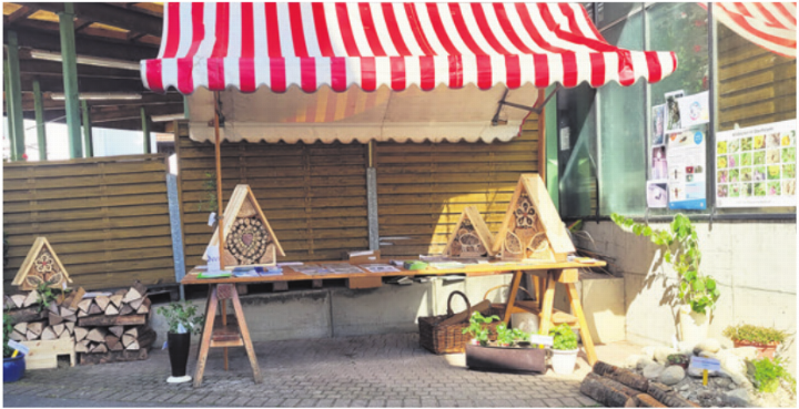 Der Stand des Natur- und Vogelschutzverein Oberfreiamt. Foto: Anita Gössi