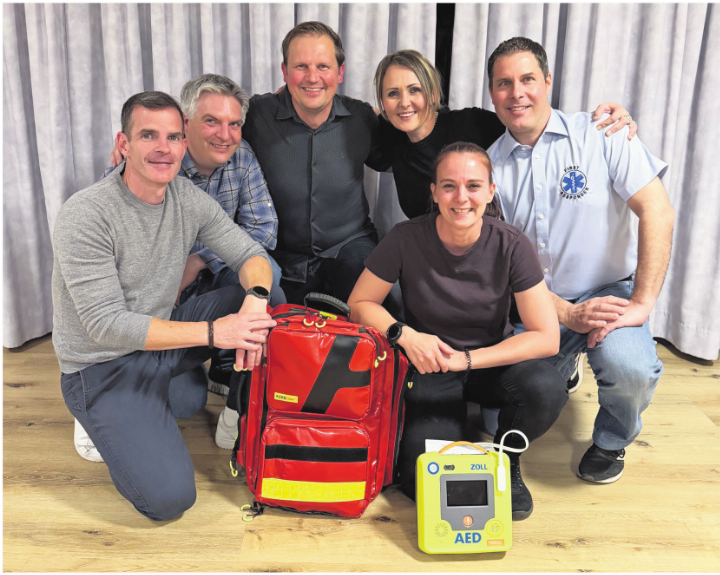 Vorstand der First Responder Oberfreiamt: Ueli Marty, Reto Hofmann, Thomas Huber, Irene Schurtenberger, Laura Steffen und Jan Steiner (von links). Foto: zVg