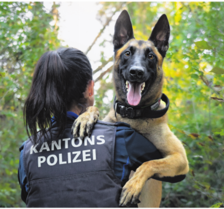 Erfolg für die Hundeführerin und ihren Polizeihund Malouk. Foto: zVg