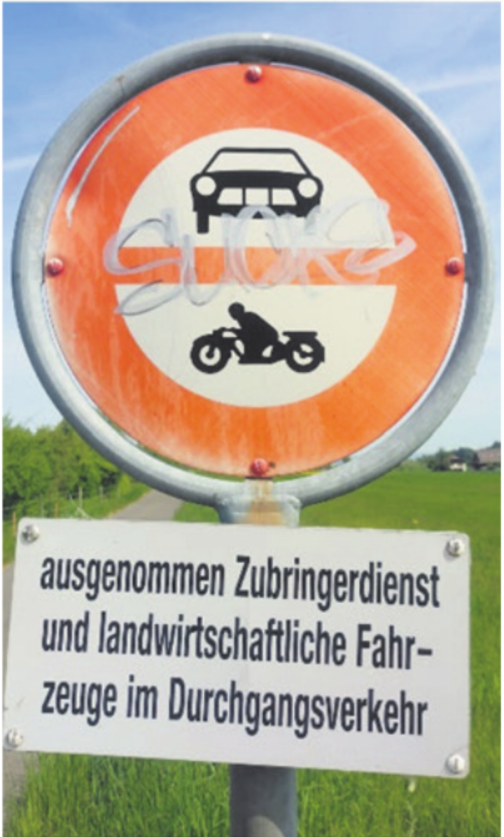 Gegen die Verursacher der Sprayereien wurde Anzeige erstattet. Fotos: zVg