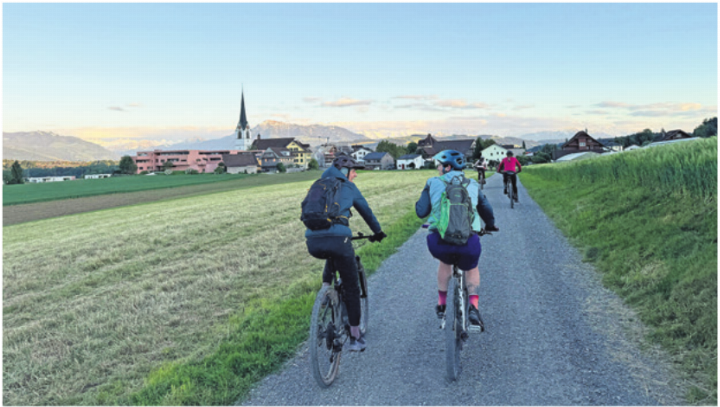 Ausfahrt mir herrlicher Sicht nach Oberrüti. Foto: zVg