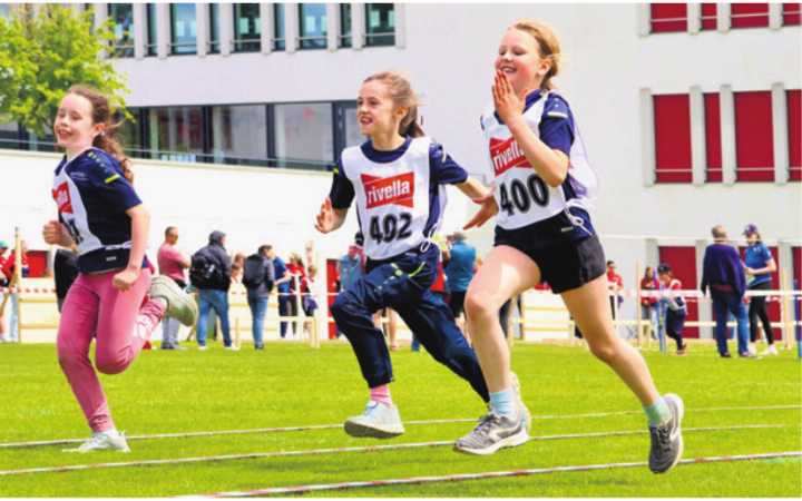Die GymKids bestritten am Jugitag fünf Disziplinen mit viel Freude. 
Foto: zVg