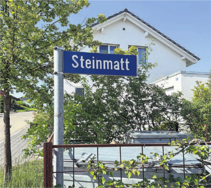 Im Moment bleibt noch alles wie es ist im Gebiet Steinmatt. Der Gemeinderat muss erst über die Einwendungen befinden. Fotos: rah / zVg