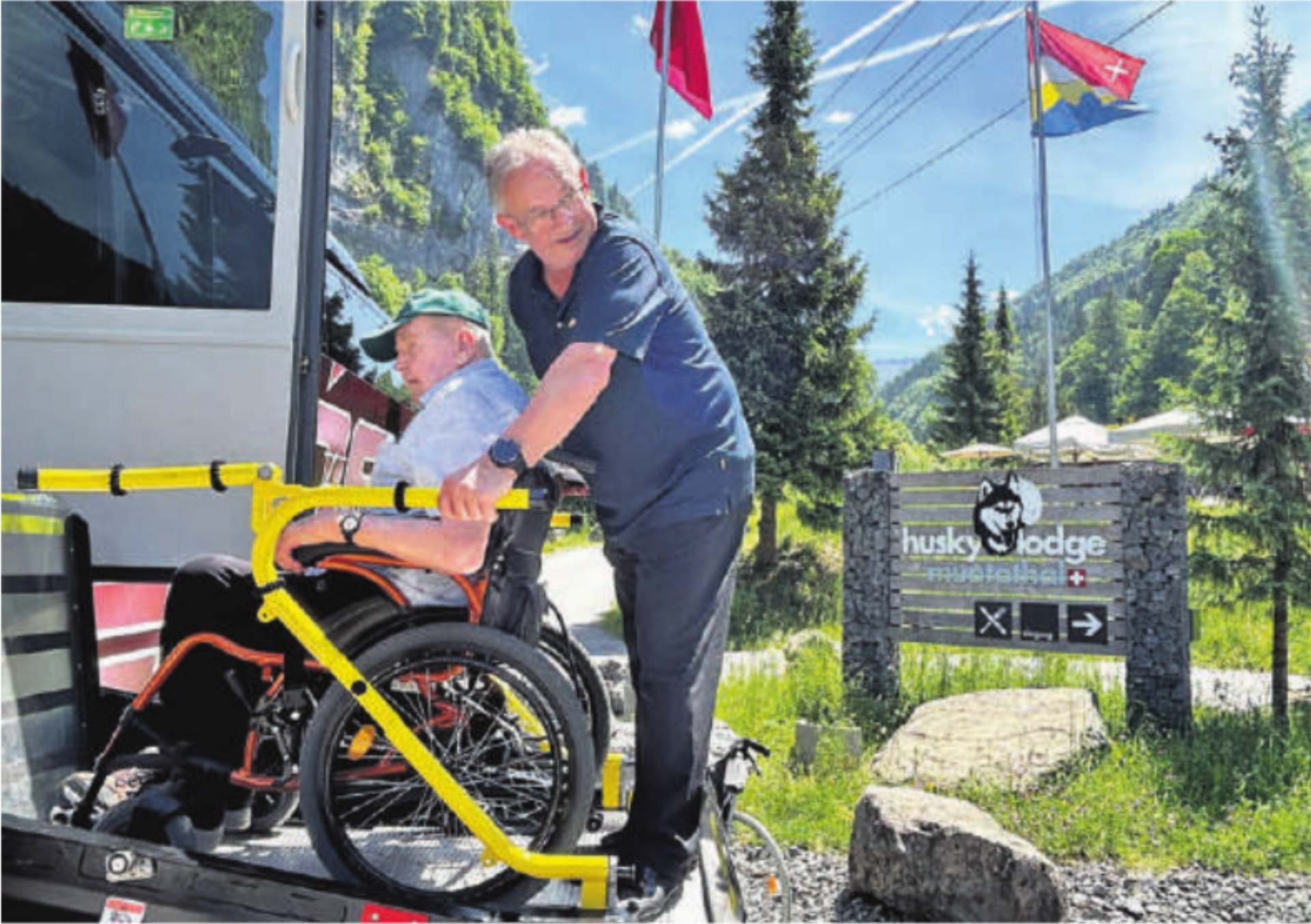 Bewohnerausflug des Zentrums Aettenbühl ins Muotathal - Das Bild wird blockiert. – Möglicherweise durch einen aktiven Adblocker.
