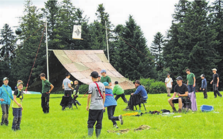 Spiel und Spass im Sommerlager der Jungwacht Sins. Foto: zVg