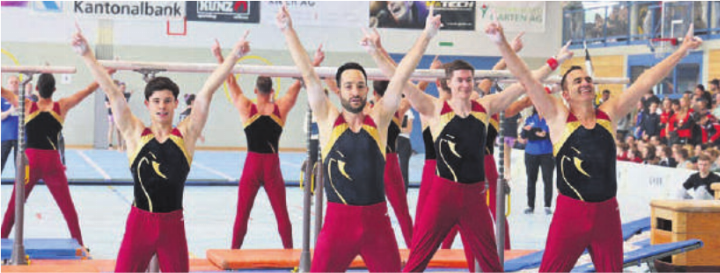 Turner des TV Merenschwand am GYM-DAY in Grosswangen. Foto: zVg