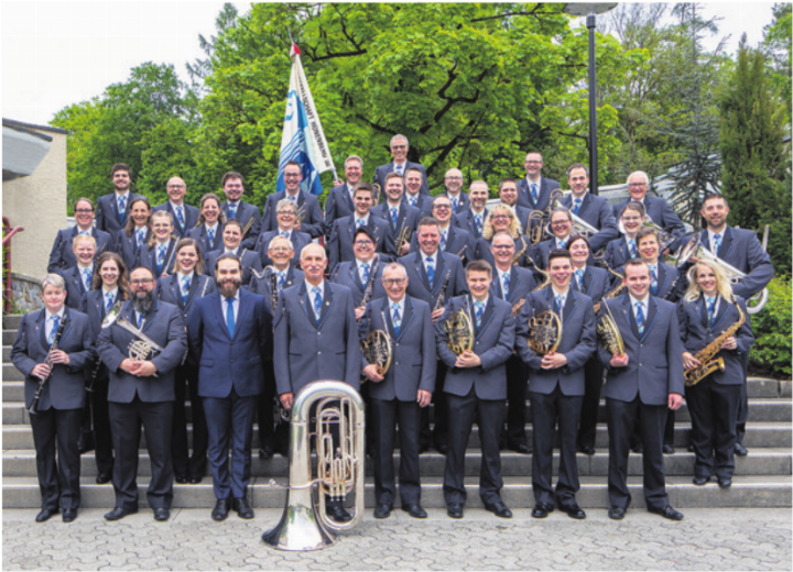 «Musig im Dorf» mit der Musikgesellschaft Hünenberg. Foto: zVg