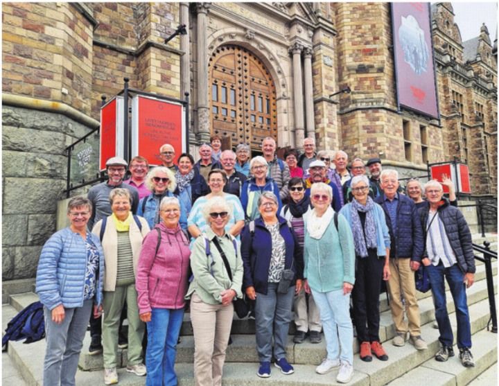 Der Kirchenchor Oberrüti besuchte die ehemalige Dirigentin Ulrika Mészáros in Stockholm. Foto: zVg Der Kirchenchor Oberrüti besuchte die ehemalige Dirigentin Ulrika Mészáros in Stockholm. Foto: zVg
