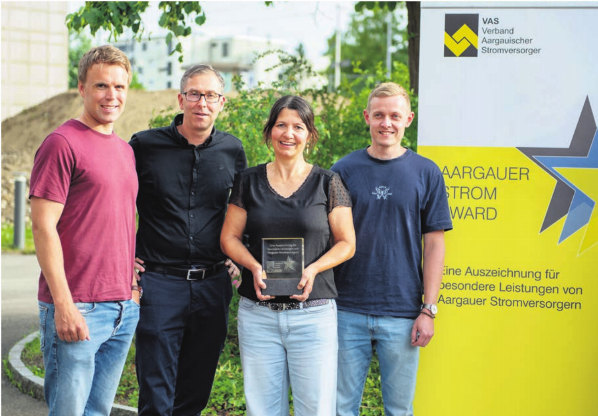 Eine kleine Genossenschaft denkt voraus – EGA gewinnt Aargauer Strom Award - Das Bild wird blockiert. – Möglicherweise durch einen aktiven Adblocker.