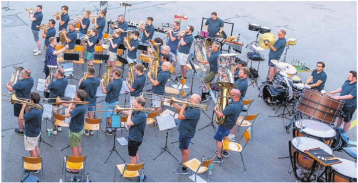 Die Musikgesellschaft Oberrüti freut sich auf einen gemütlichen Abend. Foto: zVg