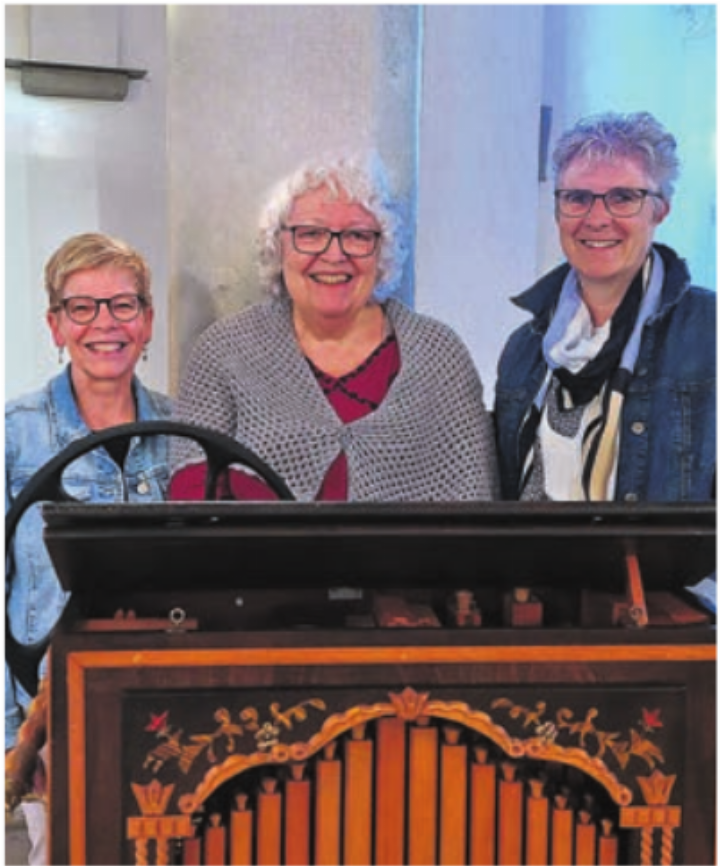 Agi Stierli, Gertrud Laube, Susanne Strebel (von links). Foto: zVg