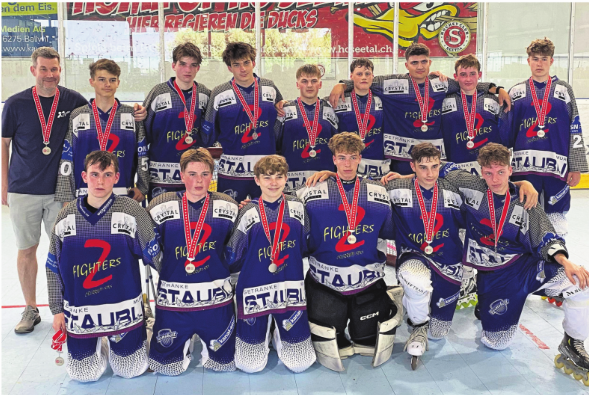 Inlinehockey: U-19-Junioren sind Schweizer Vizemeister - Das Bild wird blockiert. – Möglicherweise durch einen aktiven Adblocker.