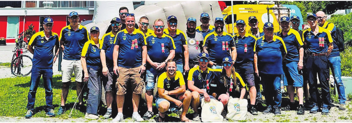 Die Feldschützengesellschaft Beinwil nach erfolgreichem ESF 2026. Foto: zVg