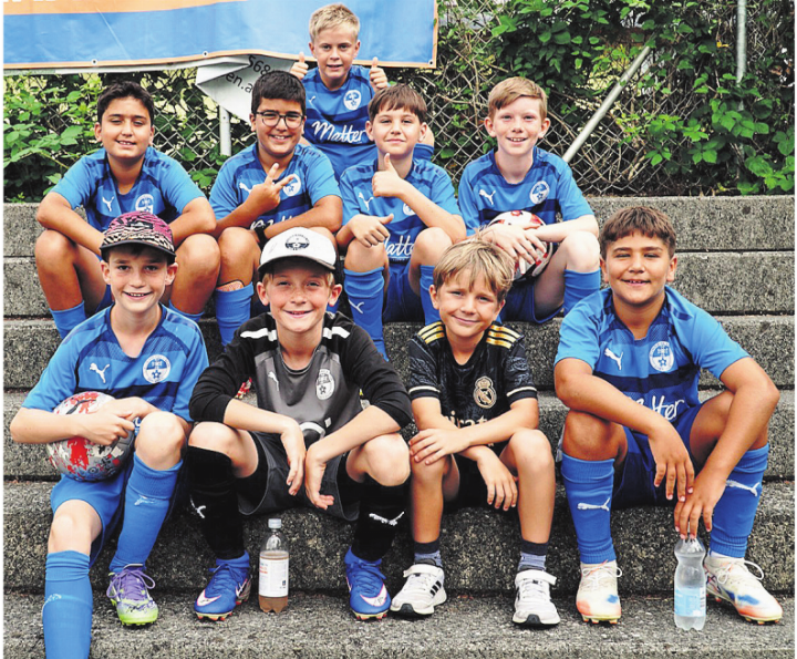 Das EA-Juniorenteam vom FC Dietwil spielte ein gutes Turnier am Bodensee. Auf dem Bild fehlt Lean Schurr. Foto: zVg