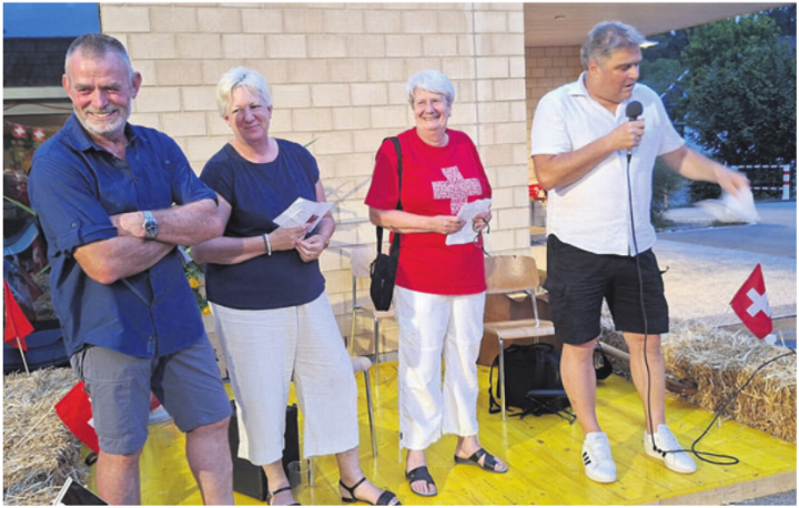 Das Gemeinderat-Quartett in Aktion.