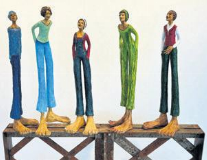 ArtWalk-Rundgang Posten 6: Künstlerin Jacqueline Brosi. Foto: zVg