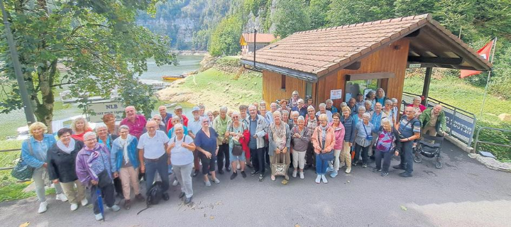 Die Seniorinnen und Senioren aus Mühlau auf Reisen. Foto: zVg