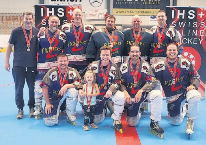 Die Z-Fighters Masters sind Schweizer Vizemeister. 
Foto: zVg