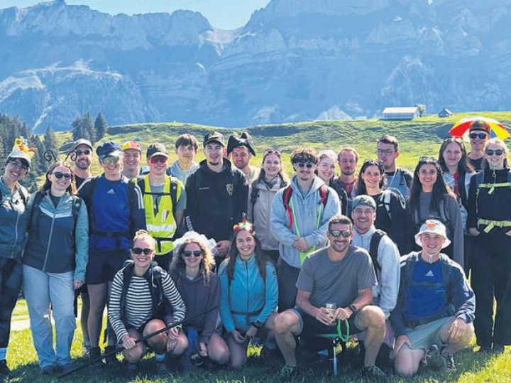 Gruppenbild STV Beinwil auf der Schwägalp. Foto: zVg