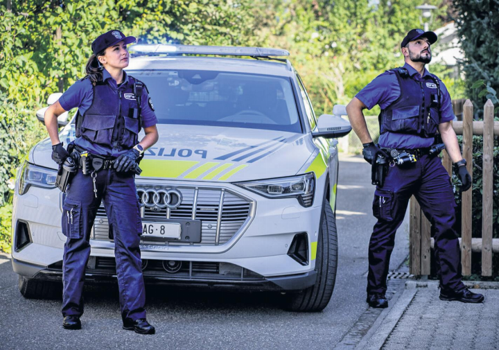 Die Kapo Aargau informierte über Cyberkriminaliät.  Foto: zVg