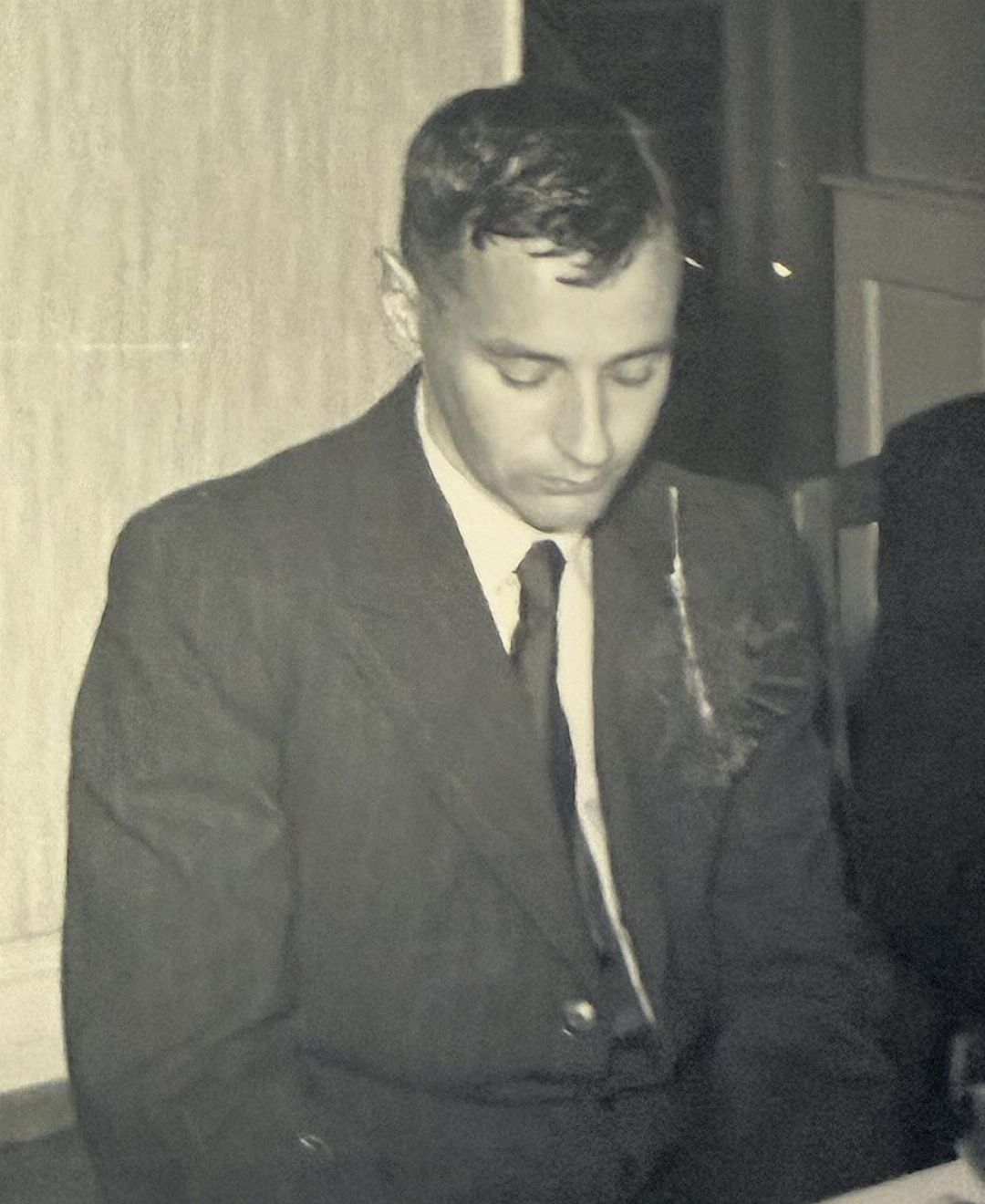Joachim Bachmann im Alter von rund 30 Jahren an einer Hochzeitsfeier. Foto: zVg Joachim Bachmann im Alter von rund 30 Jahren an einer Hochzeitsfeier. Foto: zVg