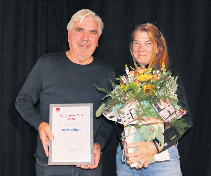 Josef Villiger und seine Partnerin Sabine Lienhard. Foto: ci Josef Villiger und seine Partnerin Sabine Lienhard. Foto: ci